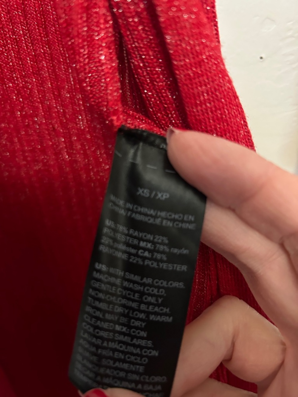 WHBM Vibrant Red Ribbed Belted Duster XS - Picture 6 of 10
